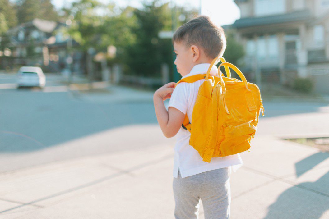 Child going back to school